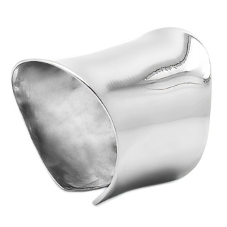 Wide 925 Silver Saddle Ring 