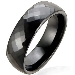Divine Noire Tungsten Ring
