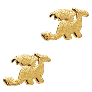 Mini Gold Dragon Earrings