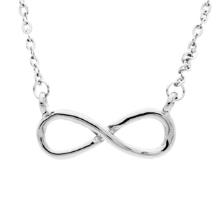 Silver Plated Infinity Necklace