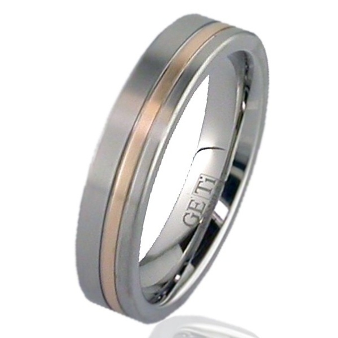  Rose  Gold  Titanium  Wedding  Ring  Titanium  Rings  Suay Design