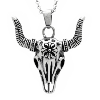 Stainless Steel Buffalo Necklace