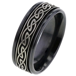 Celtic Design Zirconium Ring