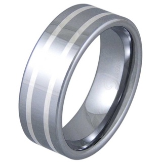 Accomplish Tungsten Polished Ring