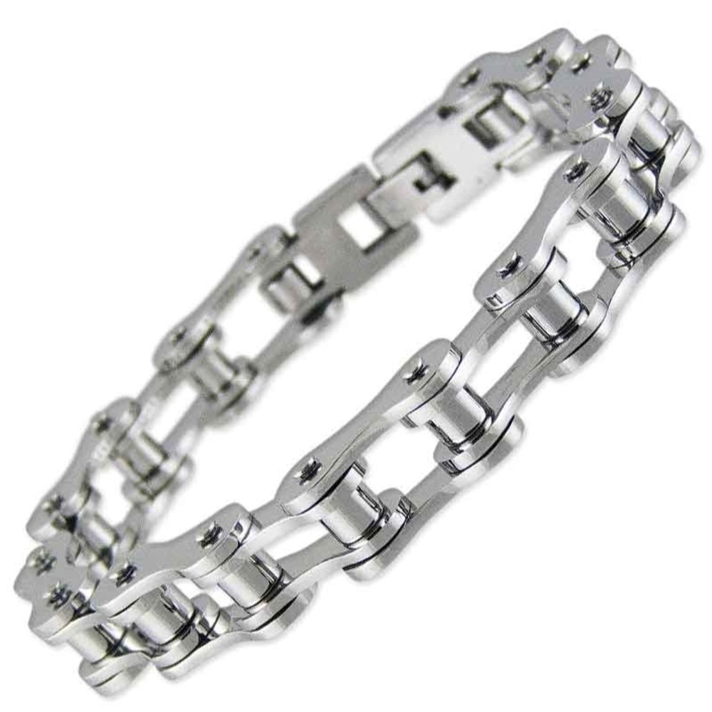 Moto GP Steel Bracelet | Stainless Steel & Silver Bracelets | Suay Design