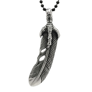 Stainless Steel Feather Necklace