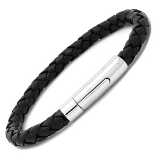 Arizona Black Leather Bracelet