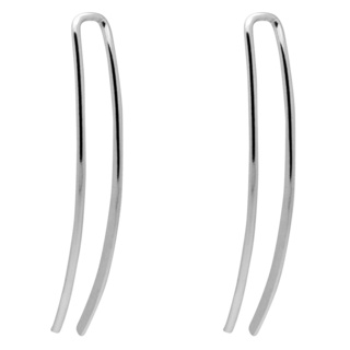 Silver 925 Curved Ear Crawlers