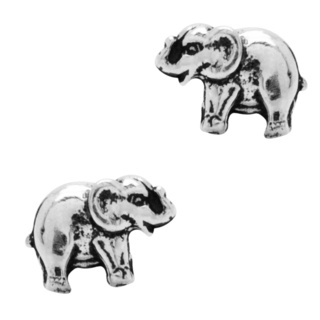 925 Silver Elephant Stud earrings