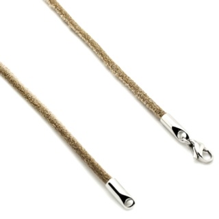Soft Tan Leather Necklace 2.5mm