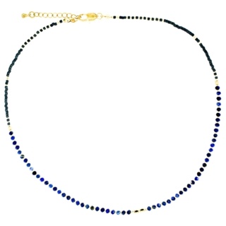 Handmade Blue Lapis Lazuli Crystal Necklace