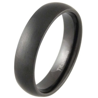 Lust 4 Black Titanium Ring