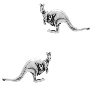 925 Silver Kangaroo Stud Earrings