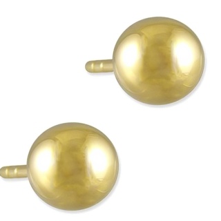 Juliet Gold Ball Earrings