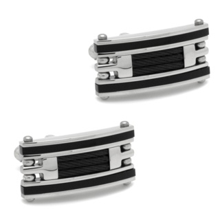 Stainless Steel Cable Cufflinks