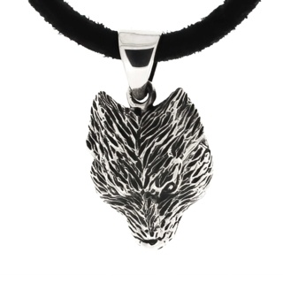 925 Silver Wolf Necklace