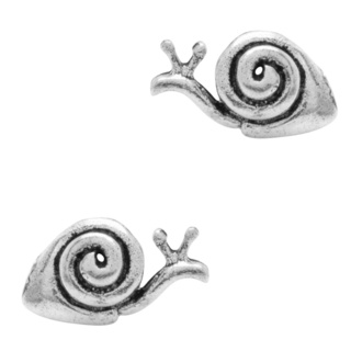 925 Silver Snail Stud Earrings