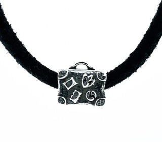 925 Mini Silver Case Beaded Necklace