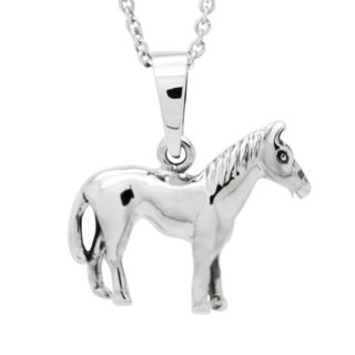 925 Silver Horse Necklace