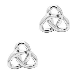 925 Silver Triquetra Celtic Earrings