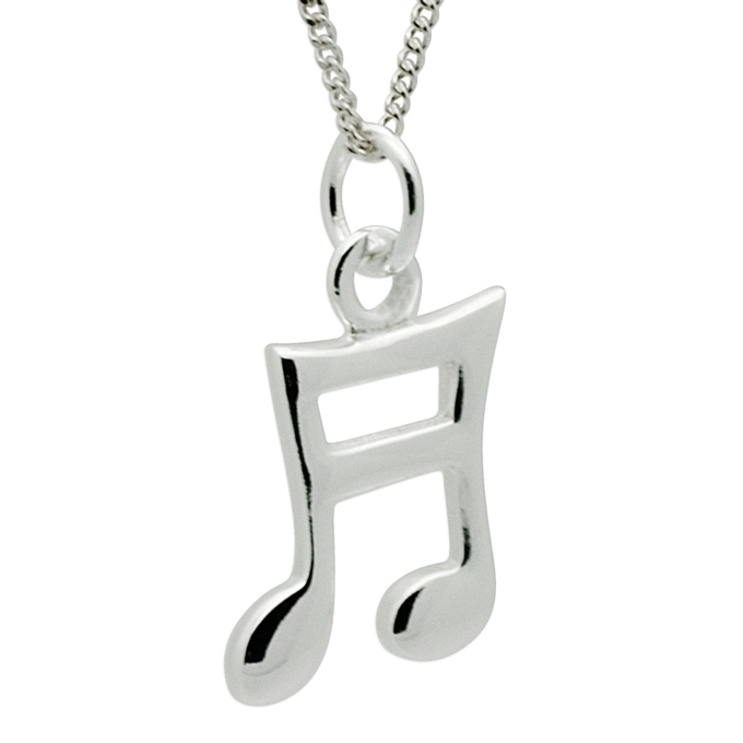 925 Sterling Silver Music Note Pendant Chain for Women Girls Music Necklace  with Dream Wings and Piano Treble Clef Music Jewellery Gifts for Music  Lovers Musicians Pianist Violinist, Sterling Silver, : Amazon.de: