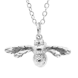 Silver Plated Bee Necklace