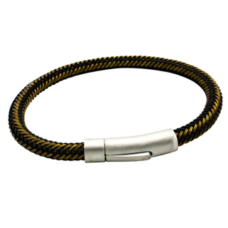 Brown Steel Wire Mesh Bracelet