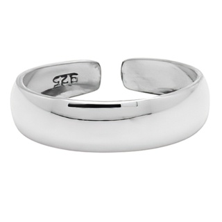 Polished 4mm Silver Toe Ring