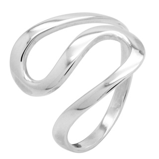 925 Silver Swirl Ring