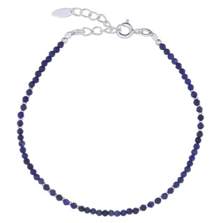 925 Silver Lapis Lazuli Bracelet