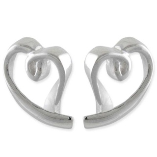 Liberty Silver Heart Earrings