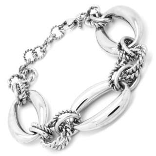 Stainless Steel Oval Chain Bracelet
