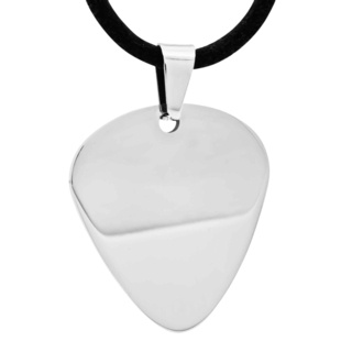 Stainless Steel Guitar Plectrum Necklace