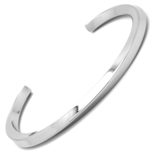 Twisted Stainless Steel Bangle