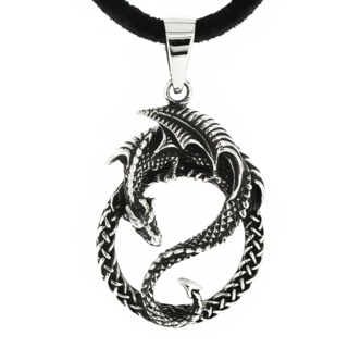 925 Silver Dragon Necklace