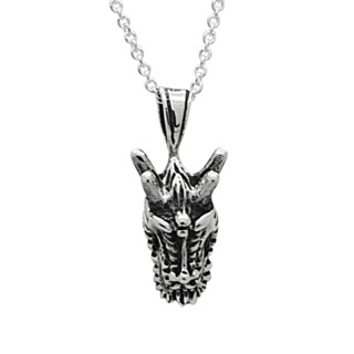 Small 925 Silver Dragon Necklace