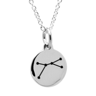 925 Silver Zodiac Cancer Constellation Necklace