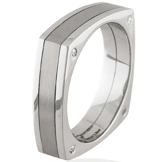 Converse Titanium & Steel Square Ring