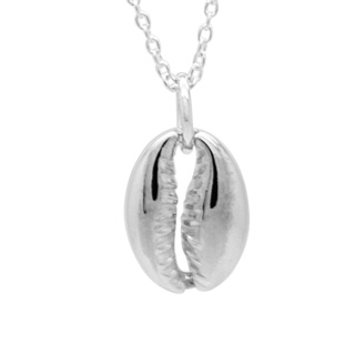 925 Silver Cowrie Shell Necklace