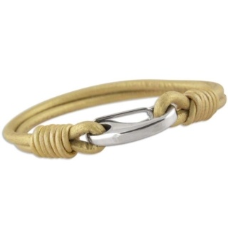 Montana Gold Leather Bracelet