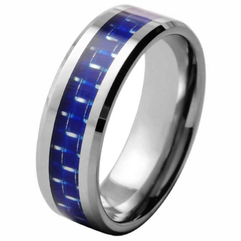 Pacific Tungsten Ring | Inlaid Rings | Suay Design