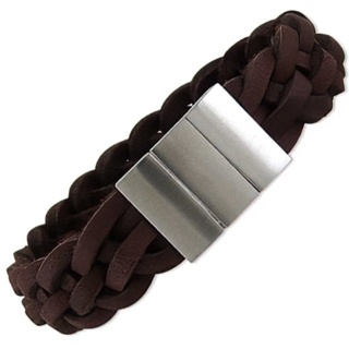 Delaware Brown Leather Bracelet