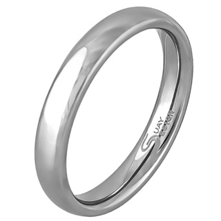 Smooth 4mm Stainless Steel Ring
