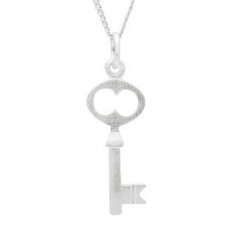 Silver Key Necklace